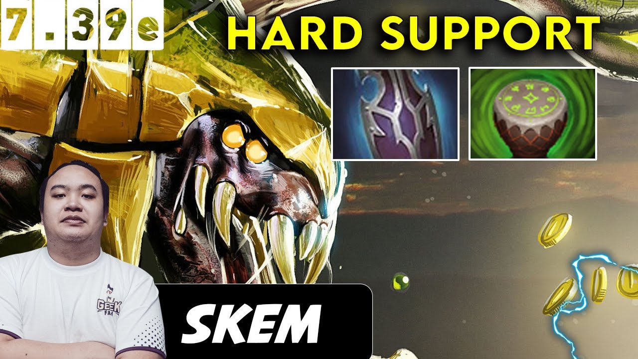 Skem Venomancer Hard Support - Dota 2 Patch 7.39E Pro Player Full Gameplay