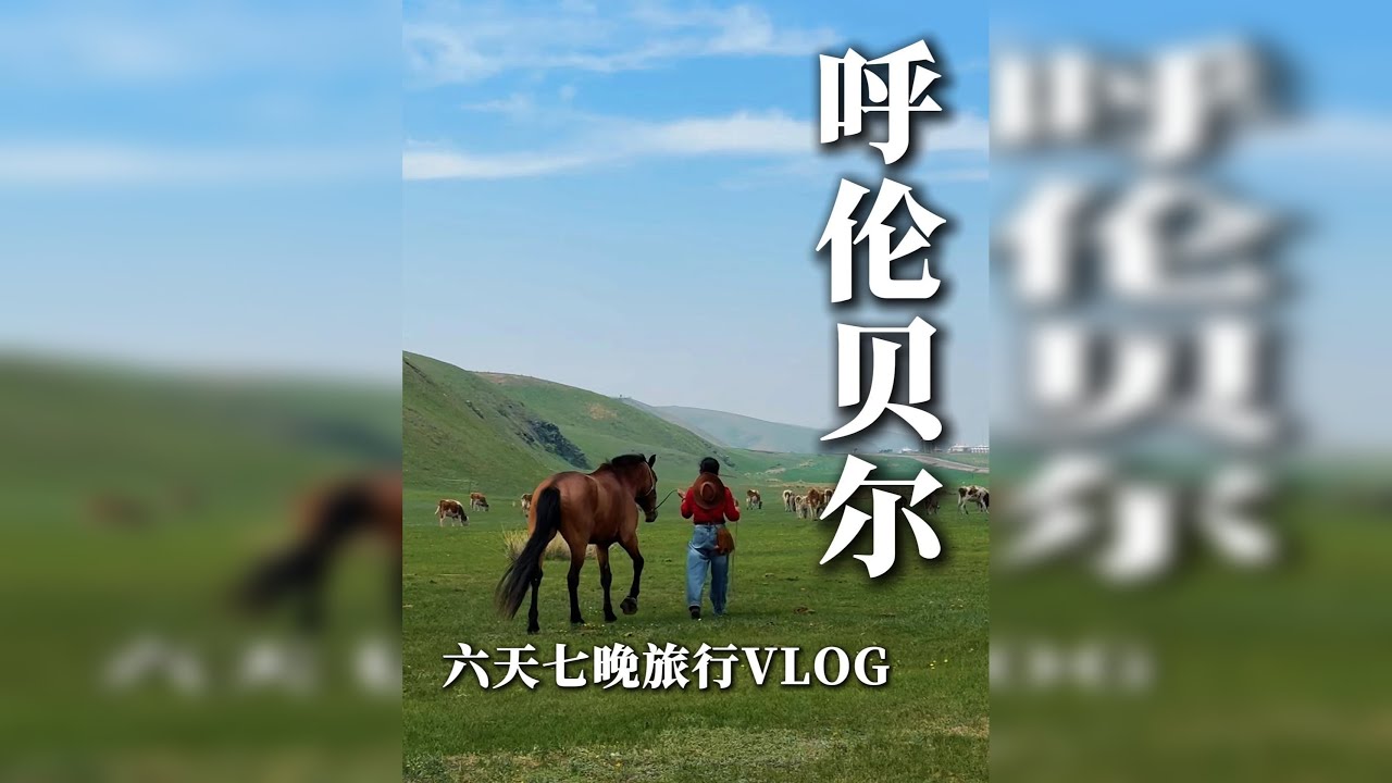 呼伦贝尔六天七晚旅行VLOG 来了呼伦贝尔才知道，这里美的不止草原
