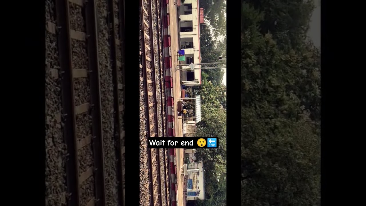 Wait for end 😲🔚  #train #railway #airport #weather #monsoon #cinematic #shorts #viral