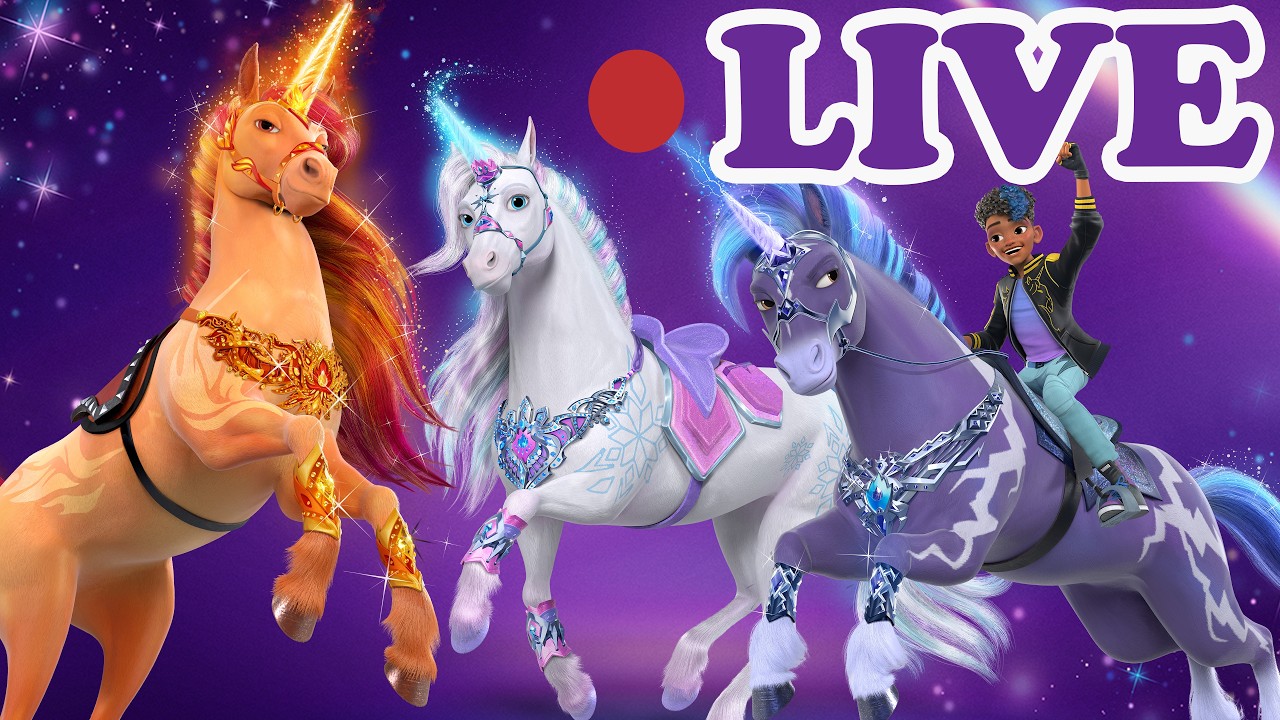 🔴 Unicorn Academy LIVE 🦄 | Magical Adventures & Unicorn Friends | Non-Stop Magic!