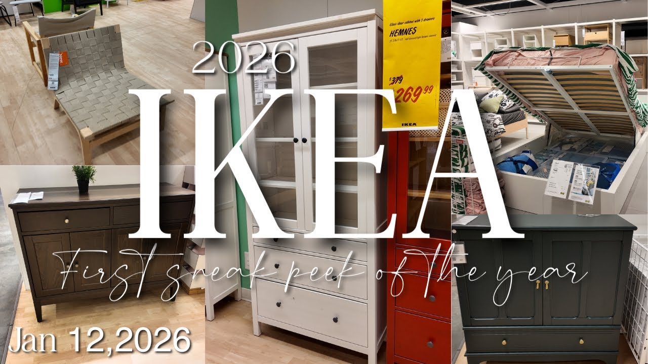 НОВЫЙ ДЕКОР ДЛЯ ДОМА IKEA 2026 \\ ВСЯ НОВАЯ МЕБЕЛЬ IKEA \\ ВИДЕО 