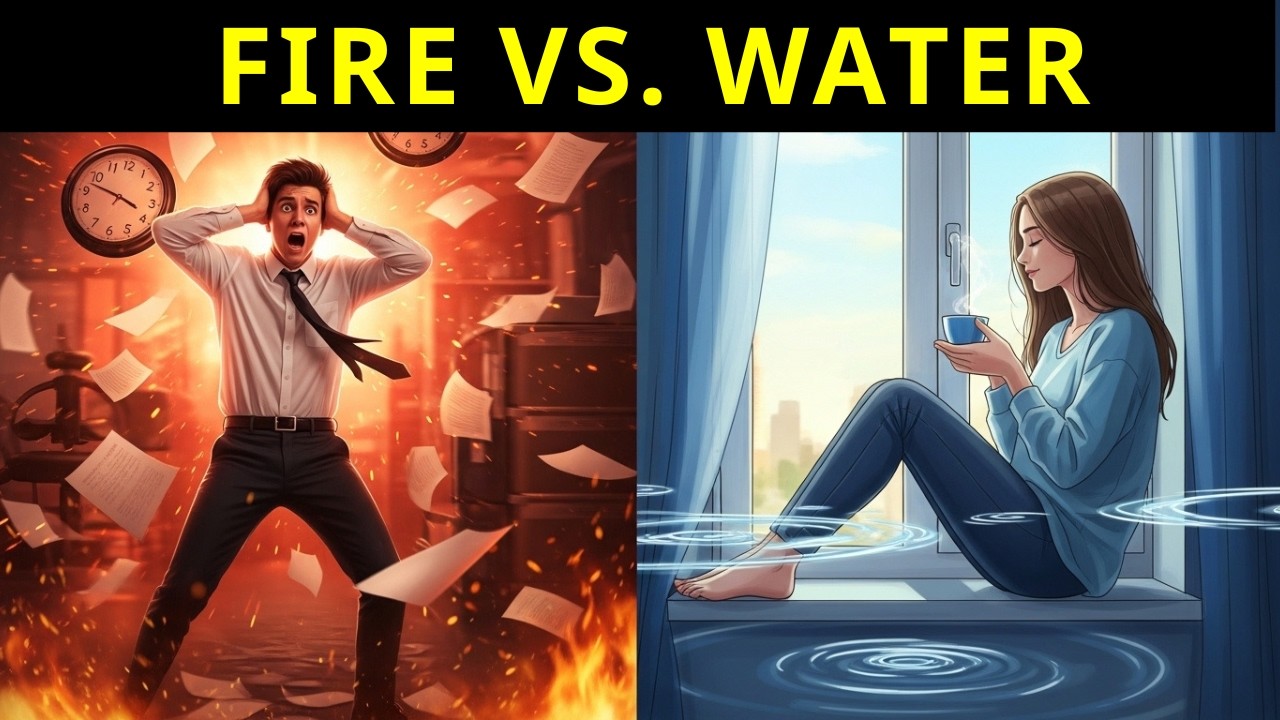 Be Water, Not Fire 💧 The Secret to Productivity Without Burnout  I  English Conversation Podcast