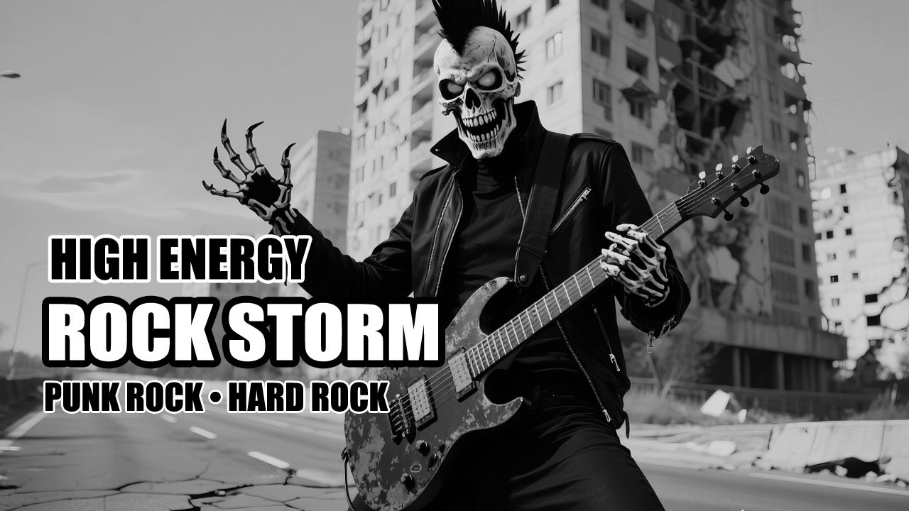Raw Punk Hard Rock – Hard Riffs & Relentless Drive | High-Energy Rock Storm Instrumental