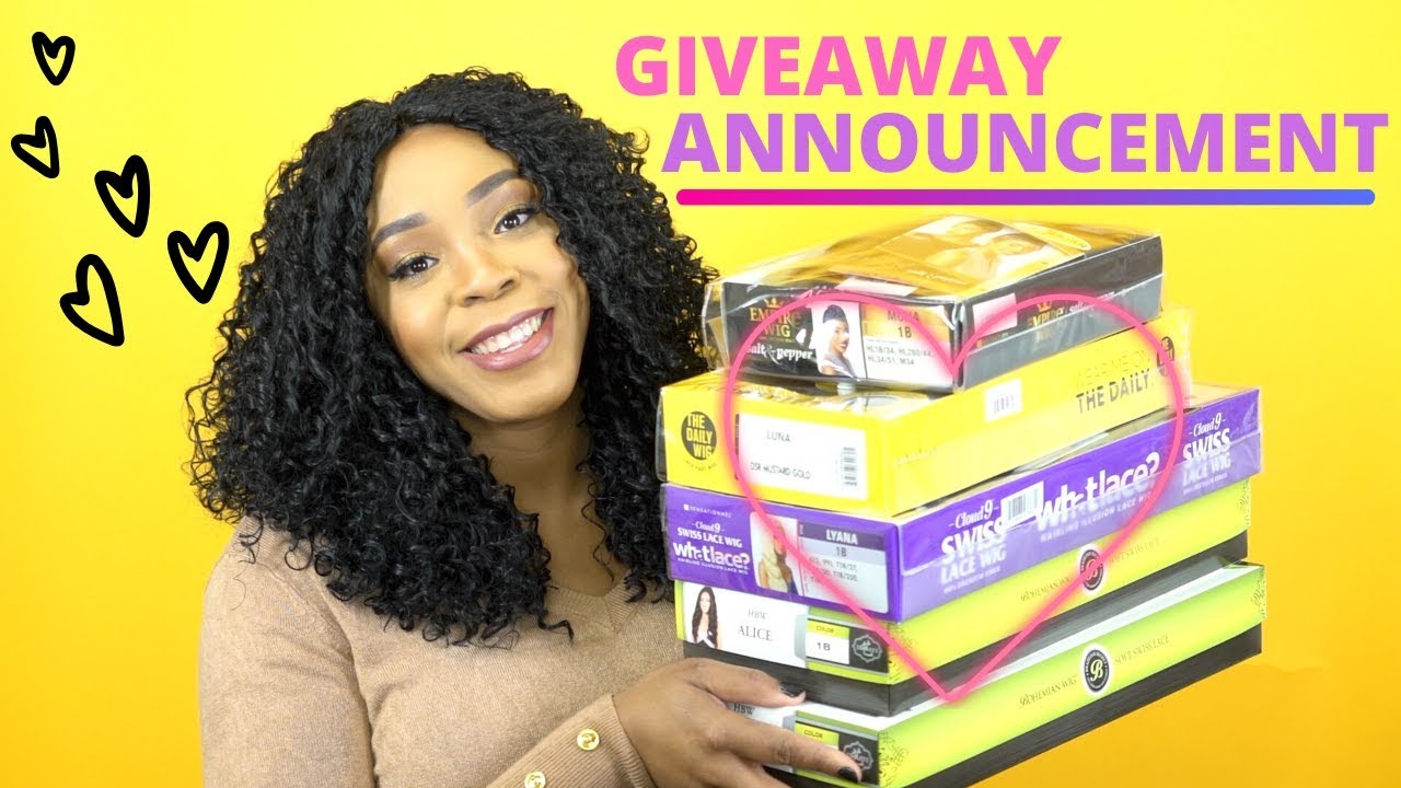 GIVEAWAY WINNERS ANNOUNCED🎉 01/10/20 --/WIGTYPES.COM
