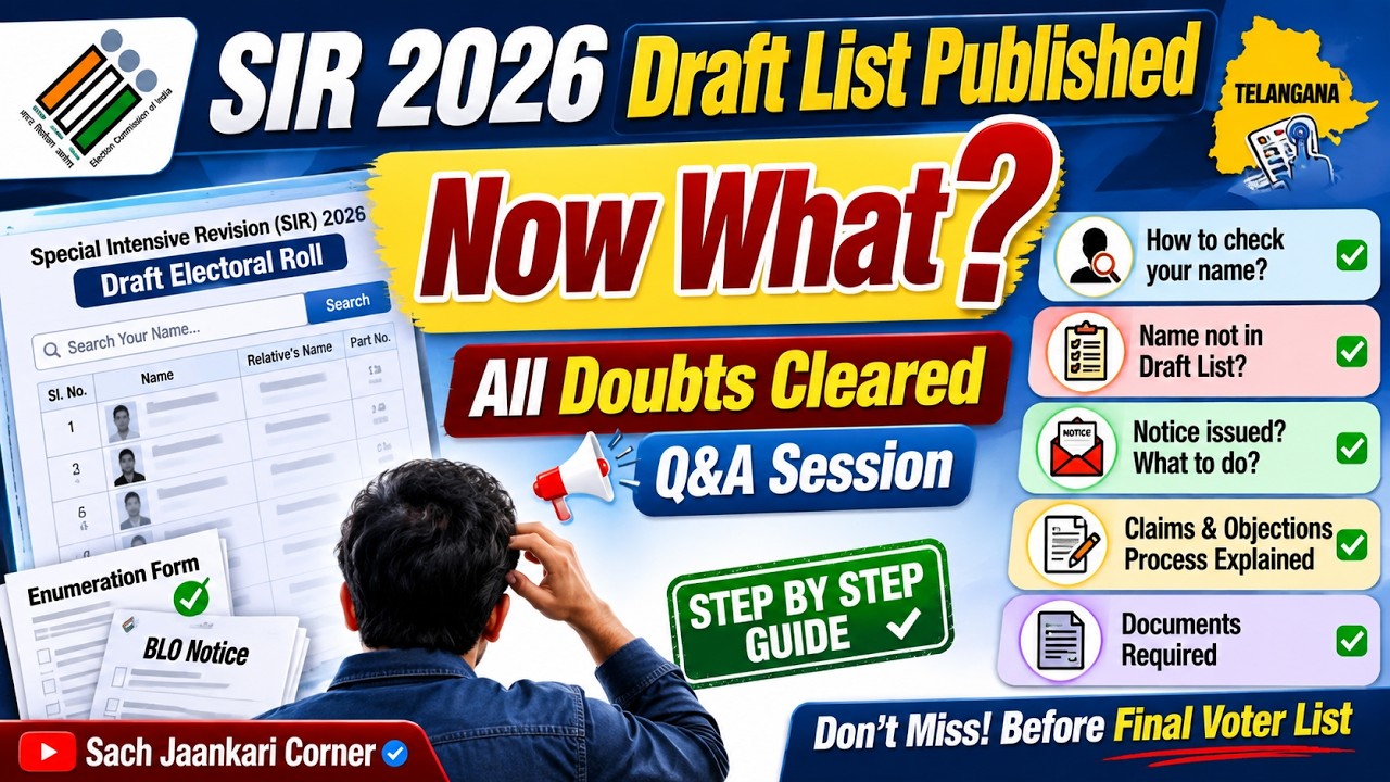 SIR 2026 Draft List Published &mdash; Now What? | All Doubts Cleared