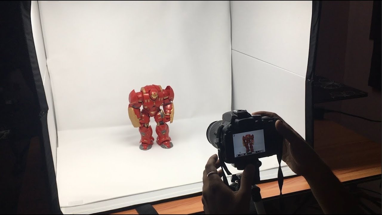 UNBOXING : Amazon Basics Portable Photo Studio and My Action Figure Shooting