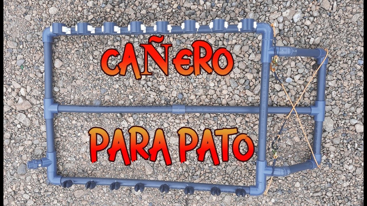 🔧🪚📐COMO CONSTRUIR UN CAÑERO PARA EL PATO | HOW TO MAKE A FLOATTUBE ROD POD | TUTORIAL Nº8🔧🪚📐