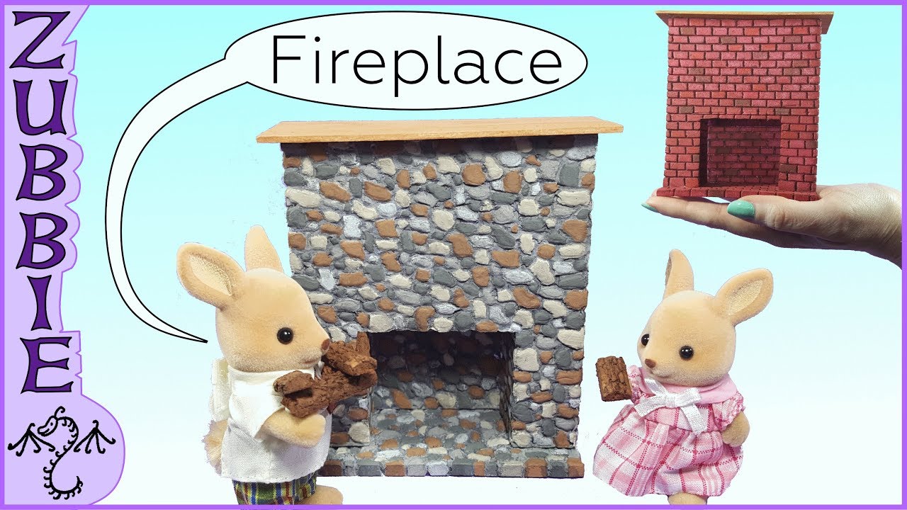 How to Make a 1/12 Scale Miniature Fireplace | DIY Fireplace Craft for Dioramas or Dollhouse