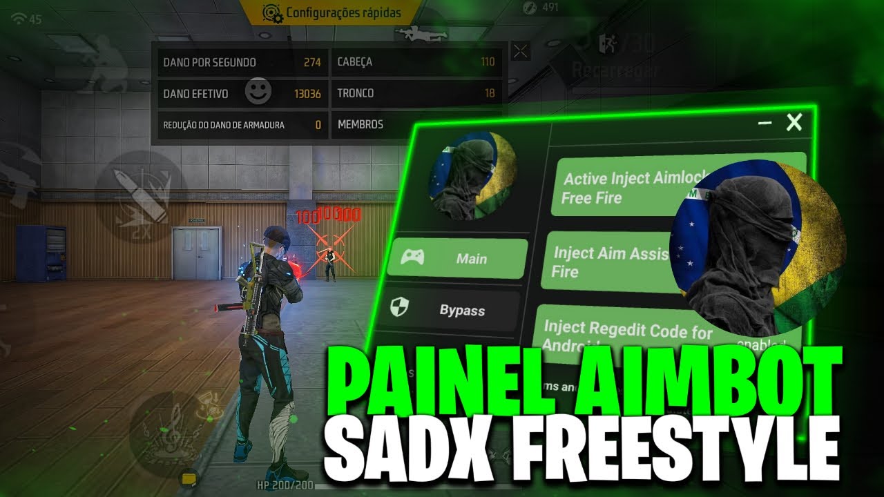 Novo!! PAINEL AIMBOT SADX FREESTYLE ☠️ XITER MOBILE FULL VERMELHO 🥶 100% ANTIBAN LINK MEDIAFIRE!!