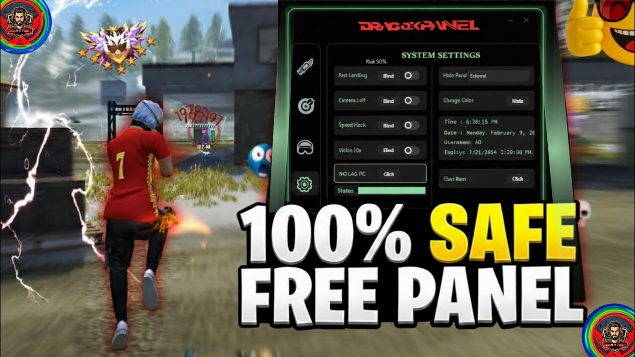 NEW PC PANEL UPDATED OB52💻 PANEL FOR FREE AIMBOT FREE FIRE 🎯 SNIPER AIMBOT   100  SAFE AND ANTIBANel