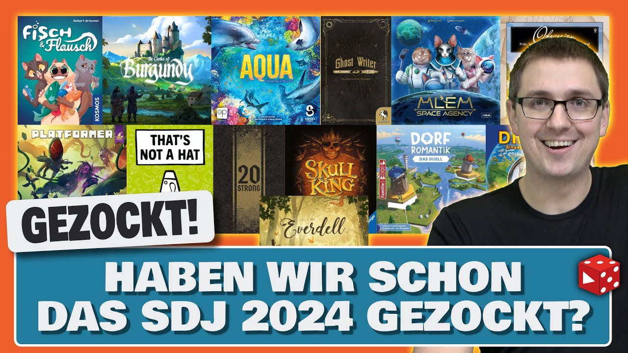 Gezockt! War das SPIEL DES JAHRES 2024 schon dabei? Wie kam Everdell bei meiner Mama an?