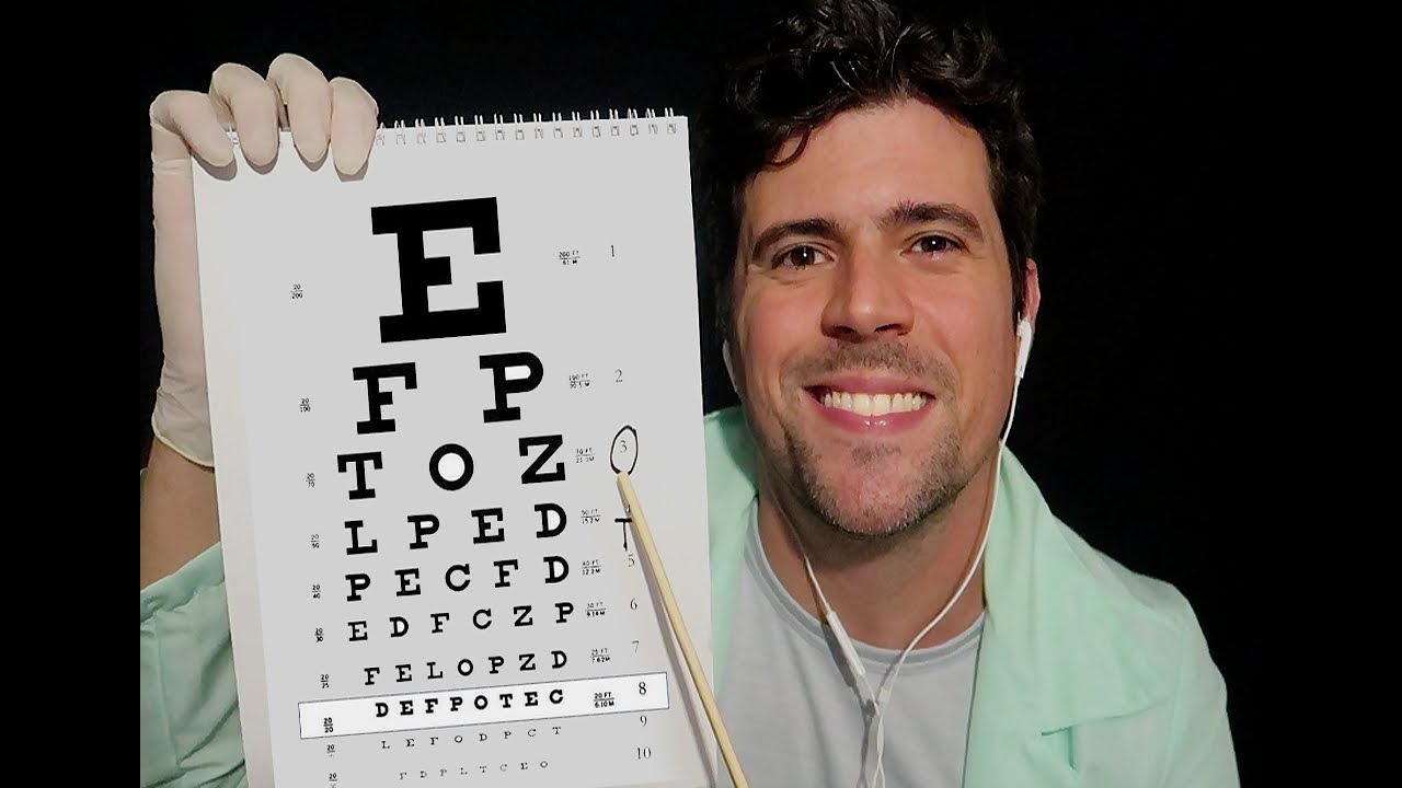 ASMR OFTALMOLOGISTA | cuidando de você com CARINHO 👨‍⚕️ SEM ANUNCIO NO MEIO
