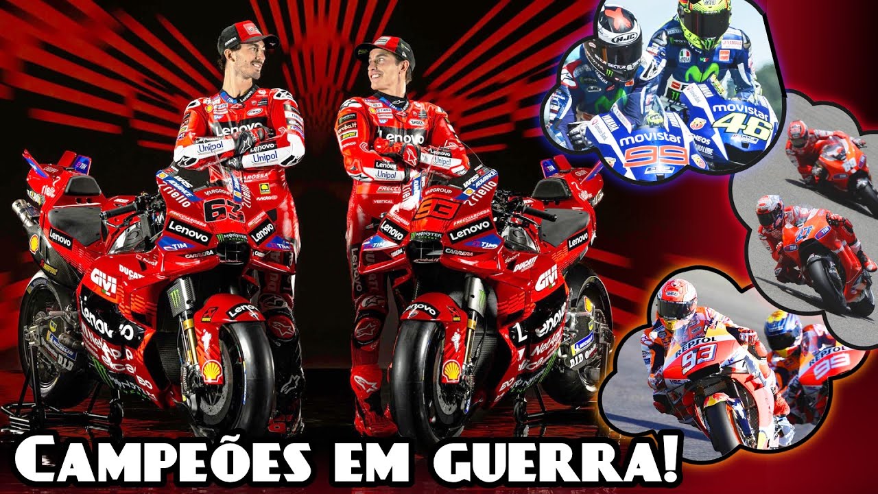 BAGNAIA x MÁRQUEZ e mais: as 6 VEZES que CAMPEÕES DIVIDIRAM 'SUPERTIMES' na MOTOGP | FullGas Podcast