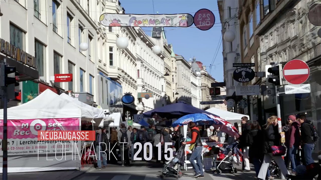 Neubaugasse - R&uuml;ckblick Herbstflohmarkt 2015