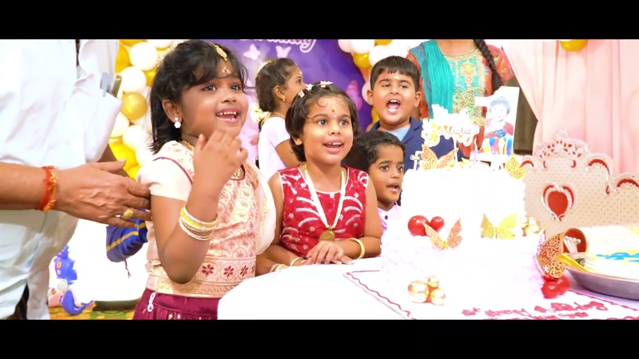 Thanvika Sri 1st Birthday Celebration 🎊 🎂|| Highlights video 📸 || Chella Magale❤️ #chellamagale #hd 