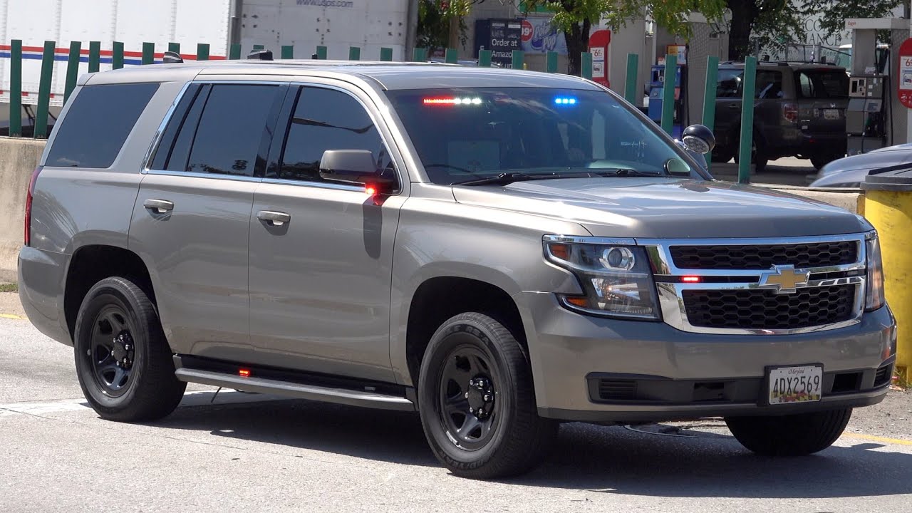 Baltimore Police Department Unmarked Tahoe Responding
