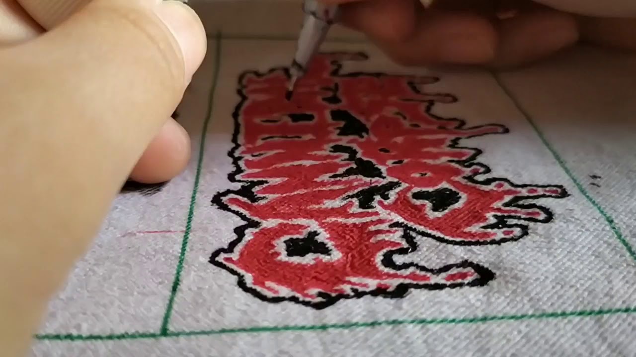 DIY: How I make DEATH METAL patches // Cómo pinto mis parches