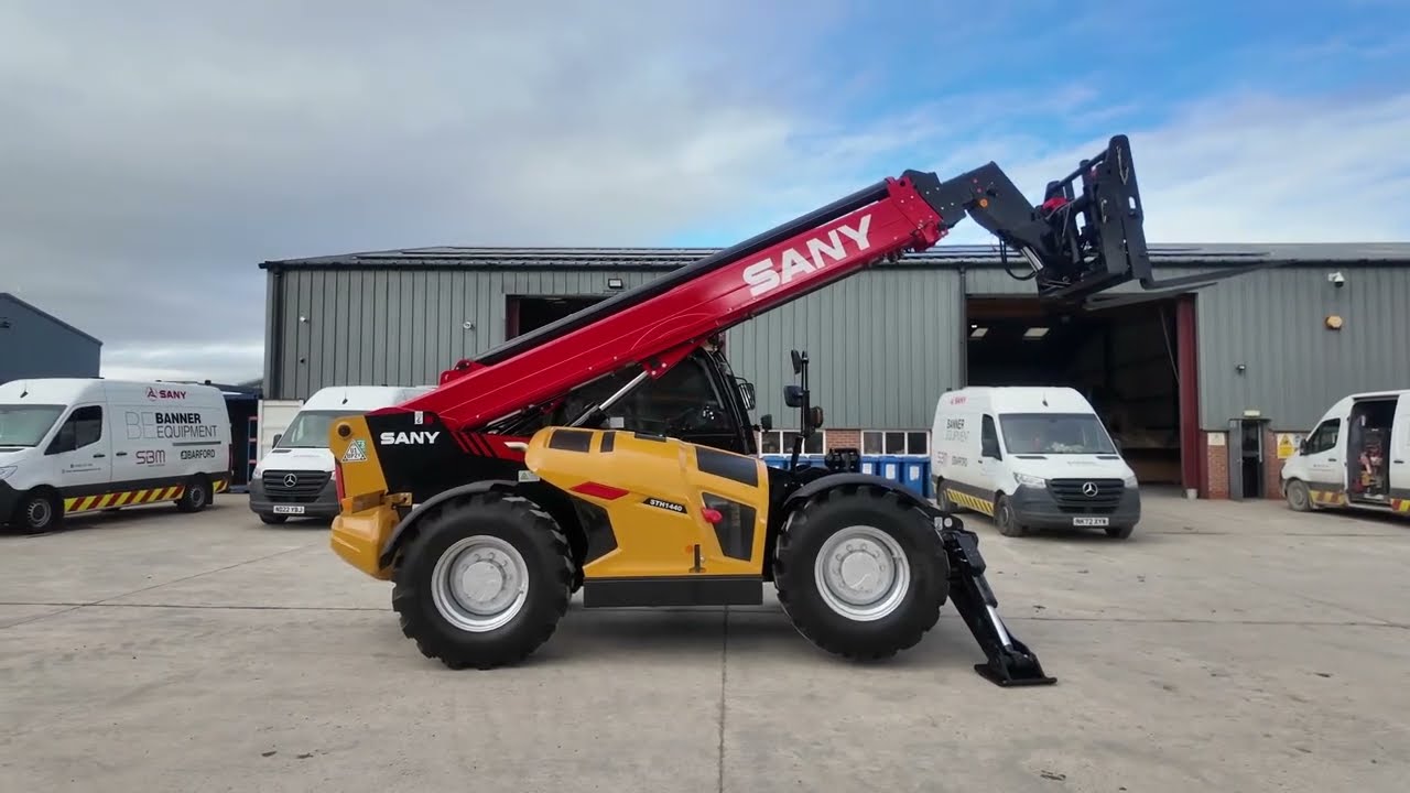 SANY STH1440 Telehandler 360 Degree Walkaround Video