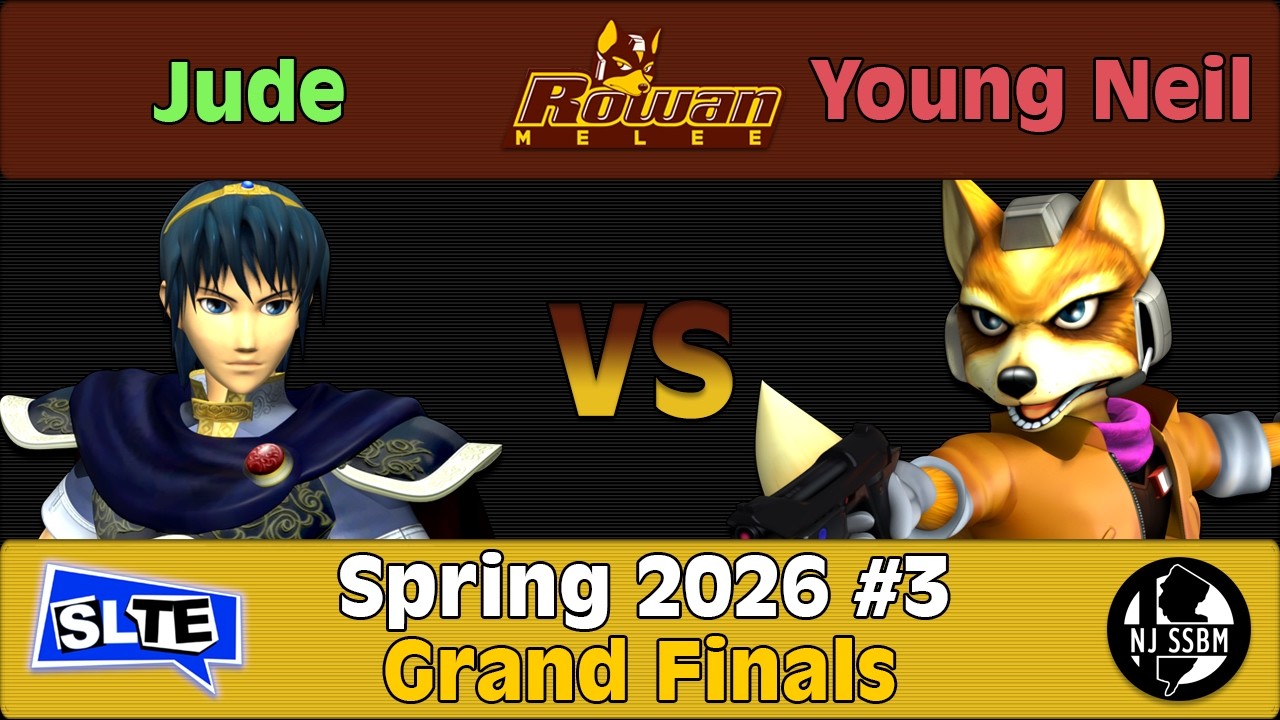 Rowan SSBM Spring 2026 #3: Jude (Marth) Vs. Young Neil (Fox) - Grand Finals