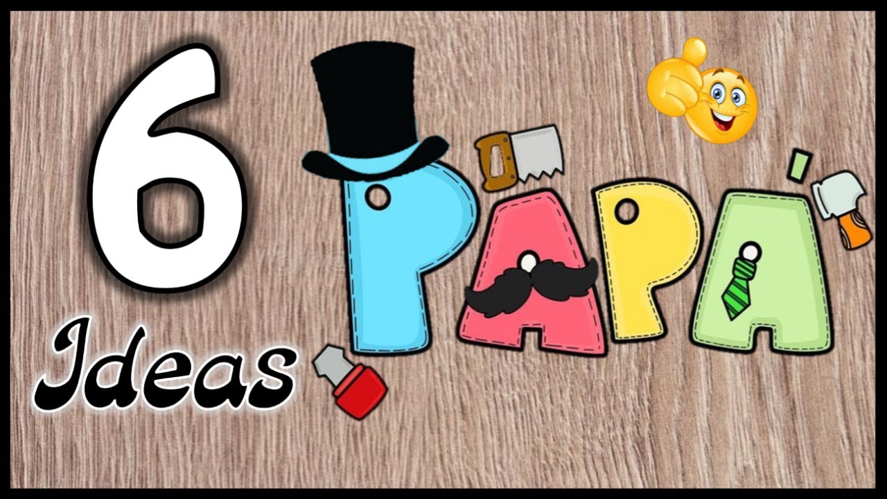 6 LINDAS IDEAS PARA REGALAR O VENDER EN EL DÍA DEL PADRE - Manualidades para el día del padre