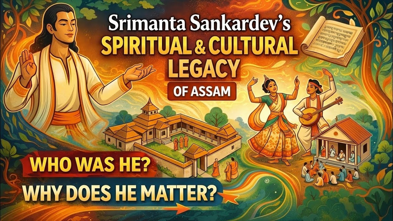 From Satras to Bhaona: Srimanta Sankardev’s Cultural Empire in Assam | #assam #srimantasankardev 