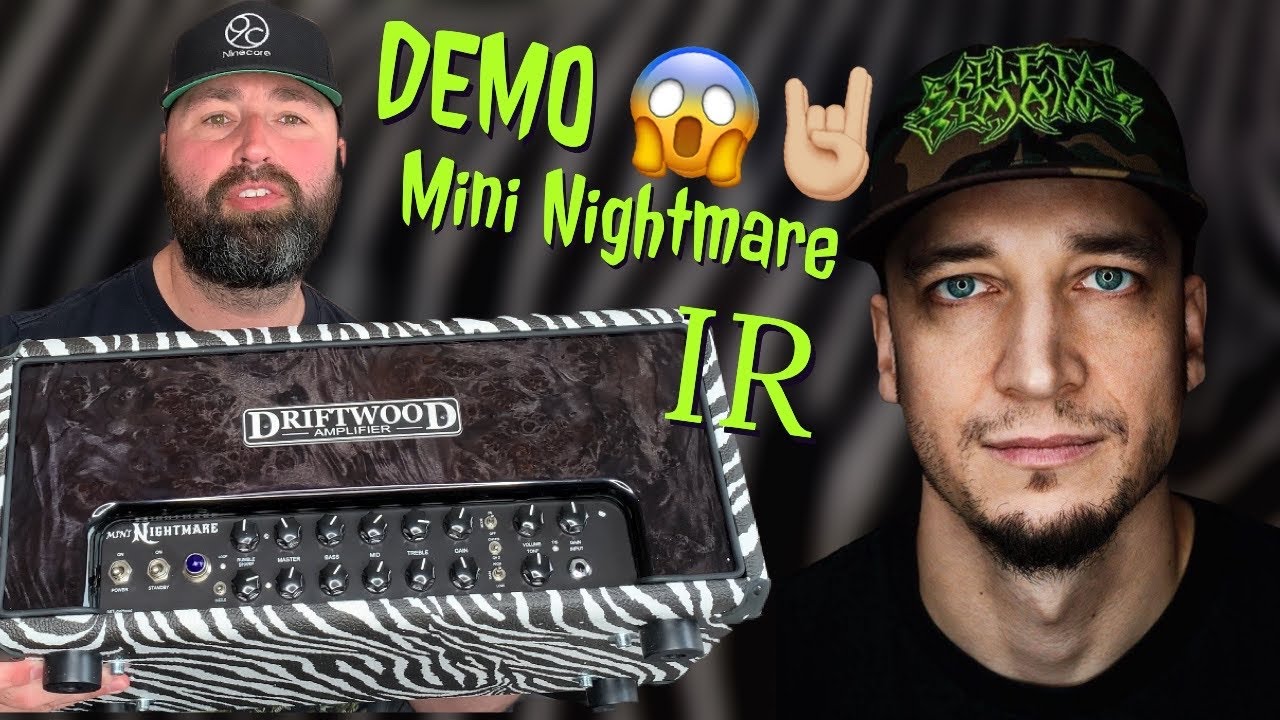DRIFTWOOD MINI NIGHTMARE IR & LASSE LAMMERT IR'S BUILT IN & NOISE GATE & TS JACKSON GREEN GLOW