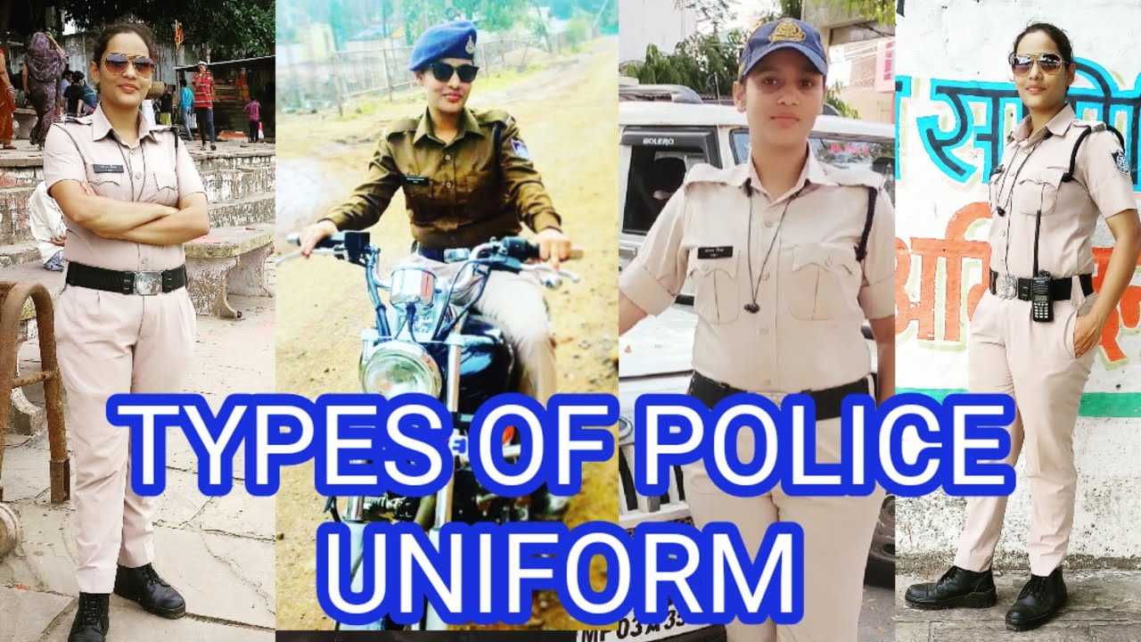 TYPES OF POLICE UNIFORM // पुलिस की uniform अलग अलग कलर की क्यो रहती है // lady police uniform