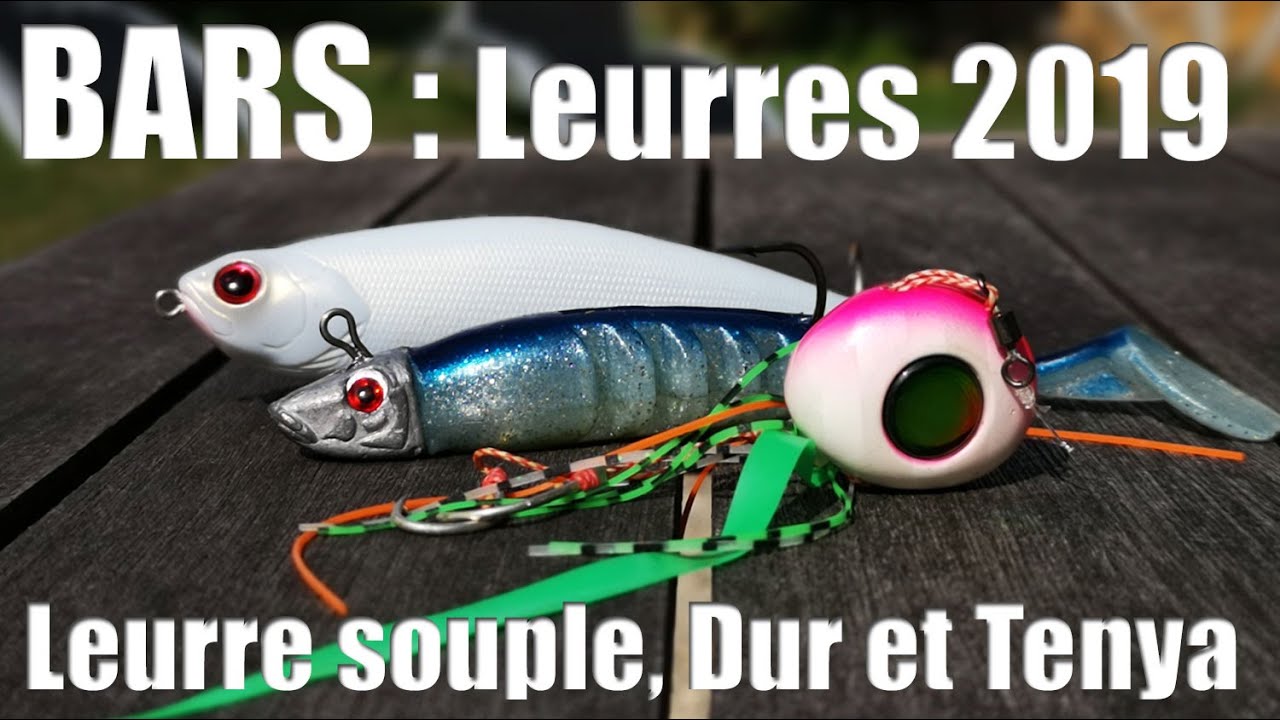 Mes MEILLEURS LEURRES 2019 : Leurres souples, de surface, leurres durs, Tenya, Madaï