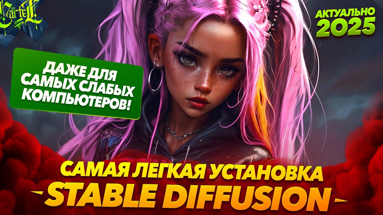 Лучшая установка Stable Diffusion. Даже для слабых ПК!