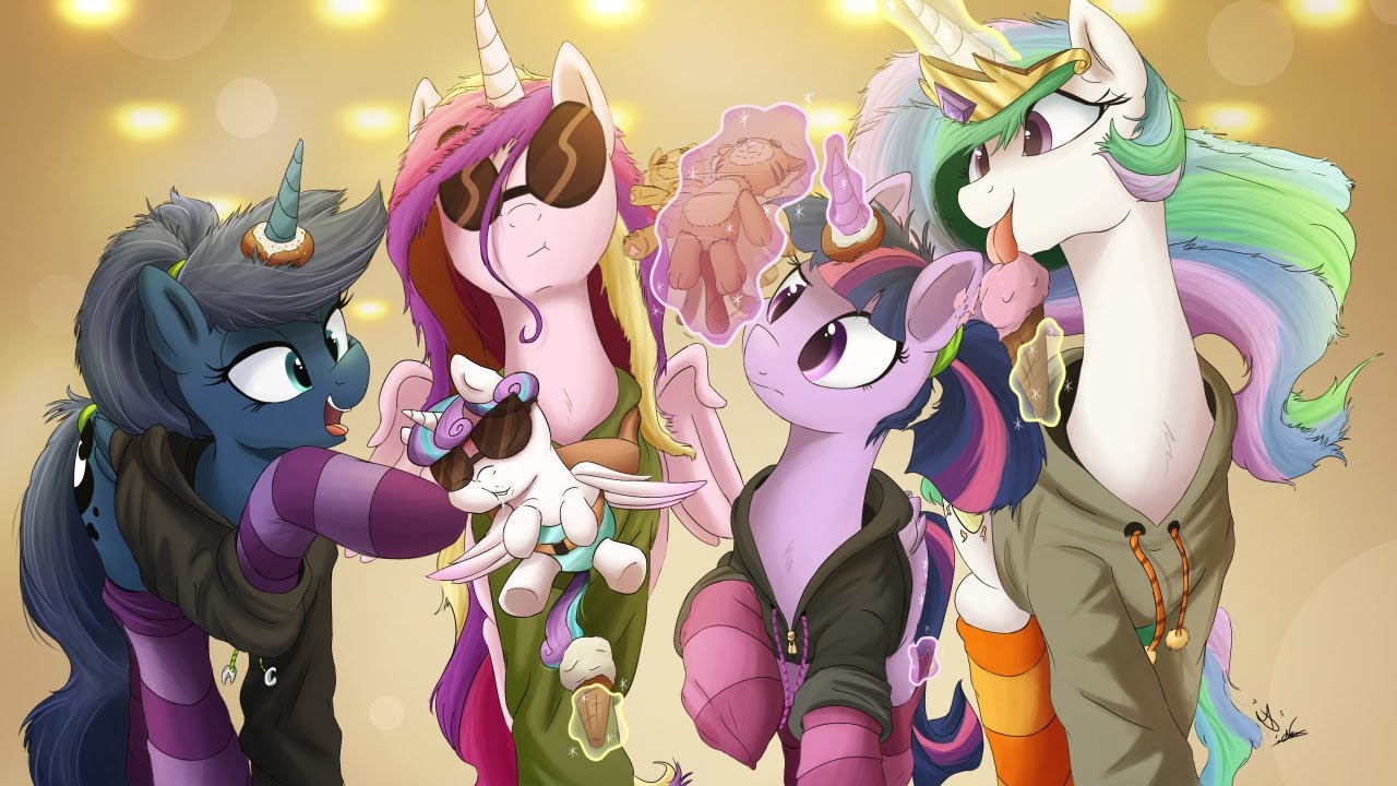 MLP:FiM NCMares Art-Tribute-Cake By The Ocean