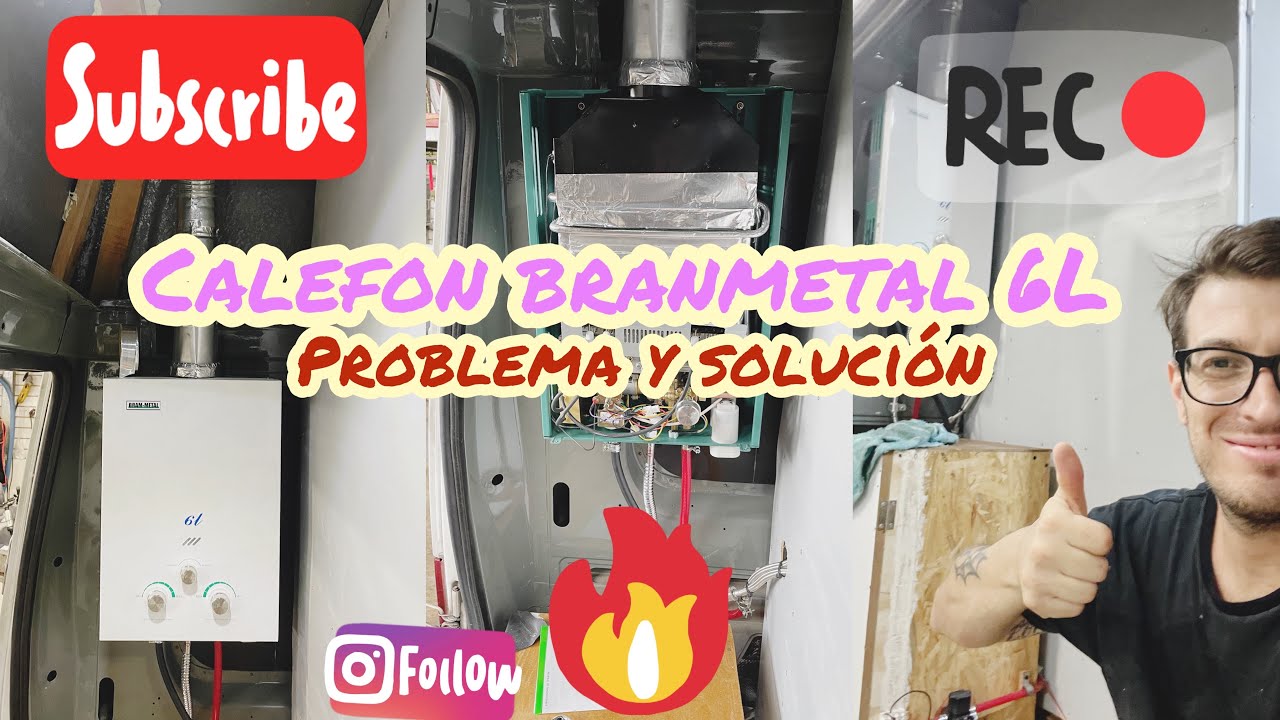 Calefon branmetal 6L problema y solución