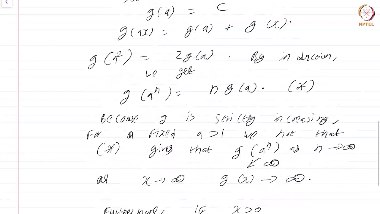 31.3 The Logarithm