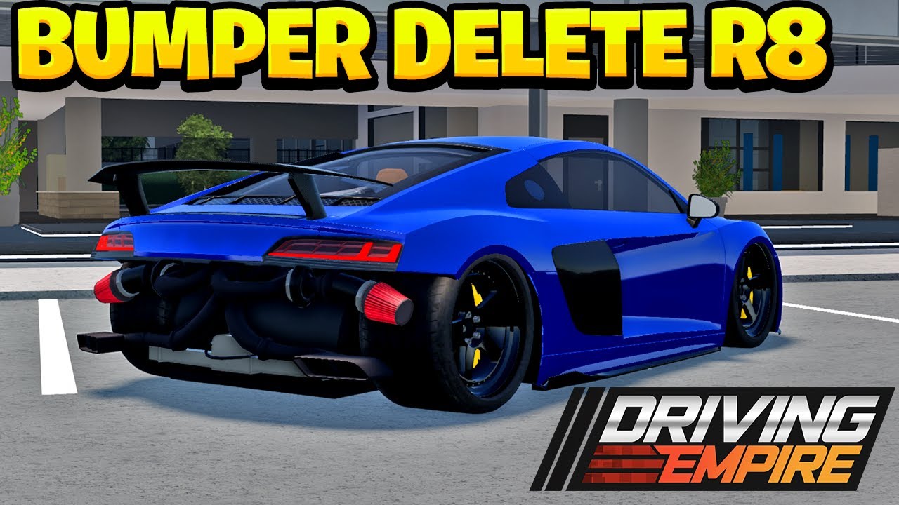I BUILT A BUMPER DELETE AUDI R8 in Roblox Driving Empire