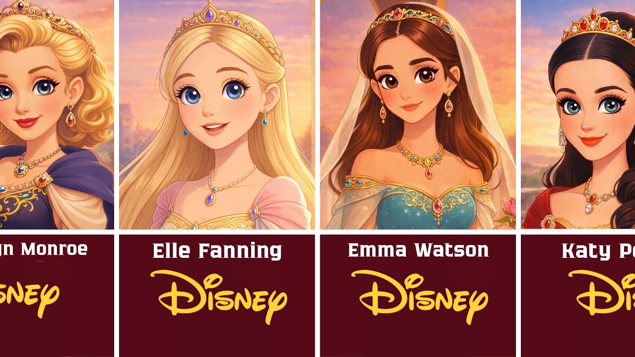 What If Celebrities Were Disney Princesses? | Actresses & Singers (Part 2)