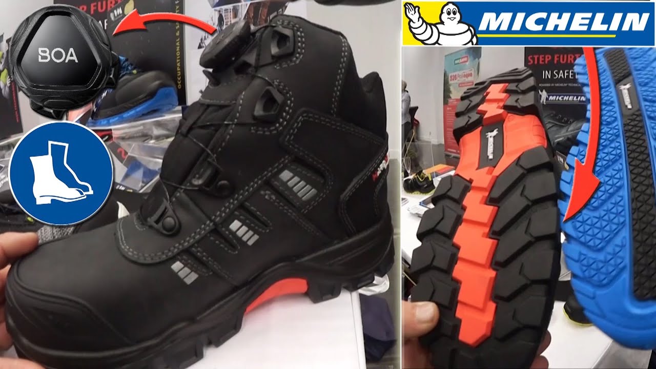 💪 Semelle MICHELIN sur chaussure sécurité + BOA system... Stylé 🤙