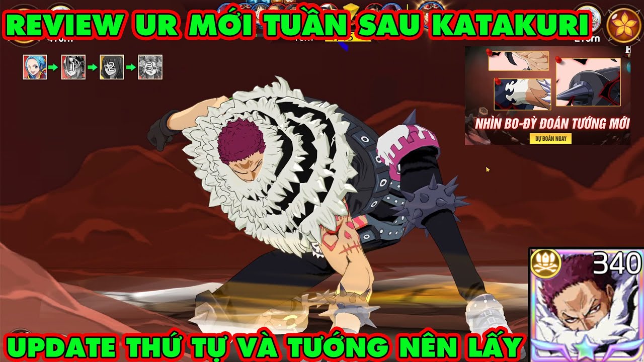 Haki Huyền Thoại - Review Tướng UR Mới Katakuri Siêu Ngầu Và Thứ Tự Cũng Như Hướng Lấy Tướng Cho AE