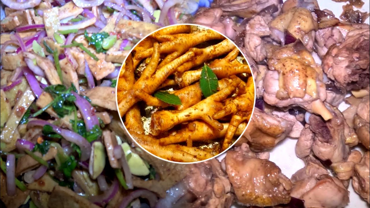 AHSA ME leh JONGLHA MALCHAME akhulah jenge 🔥 Chicken Curry, Chicken Feet and Stinky Bean Chutney 🥵