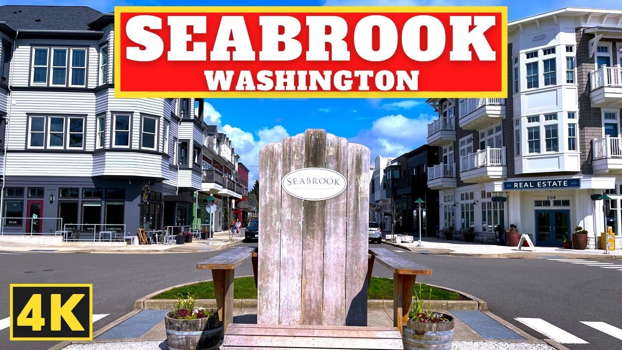 SEABROOK, Washington | 4K Walking Tour 🇺🇸