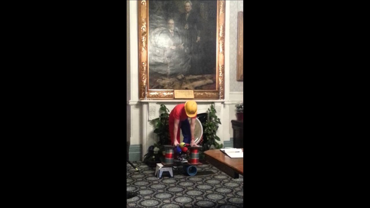 Jamie Jigsaw performs for the Mayor of Bournemouth