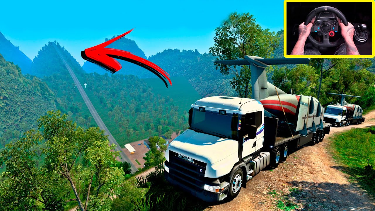 A viagem mais LOUCA de TODOS os TEMPOS no Euro Truck Simulator 2 - Volante G29