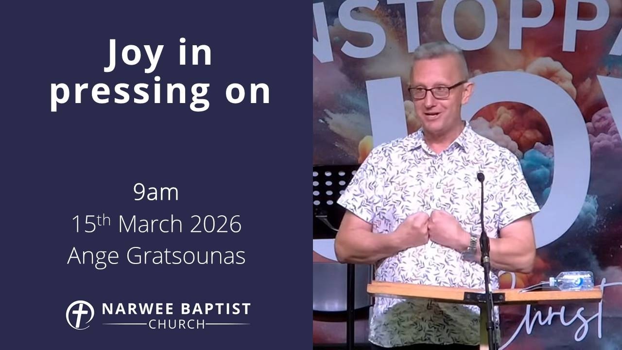 Joy in pressing on - 9.00am