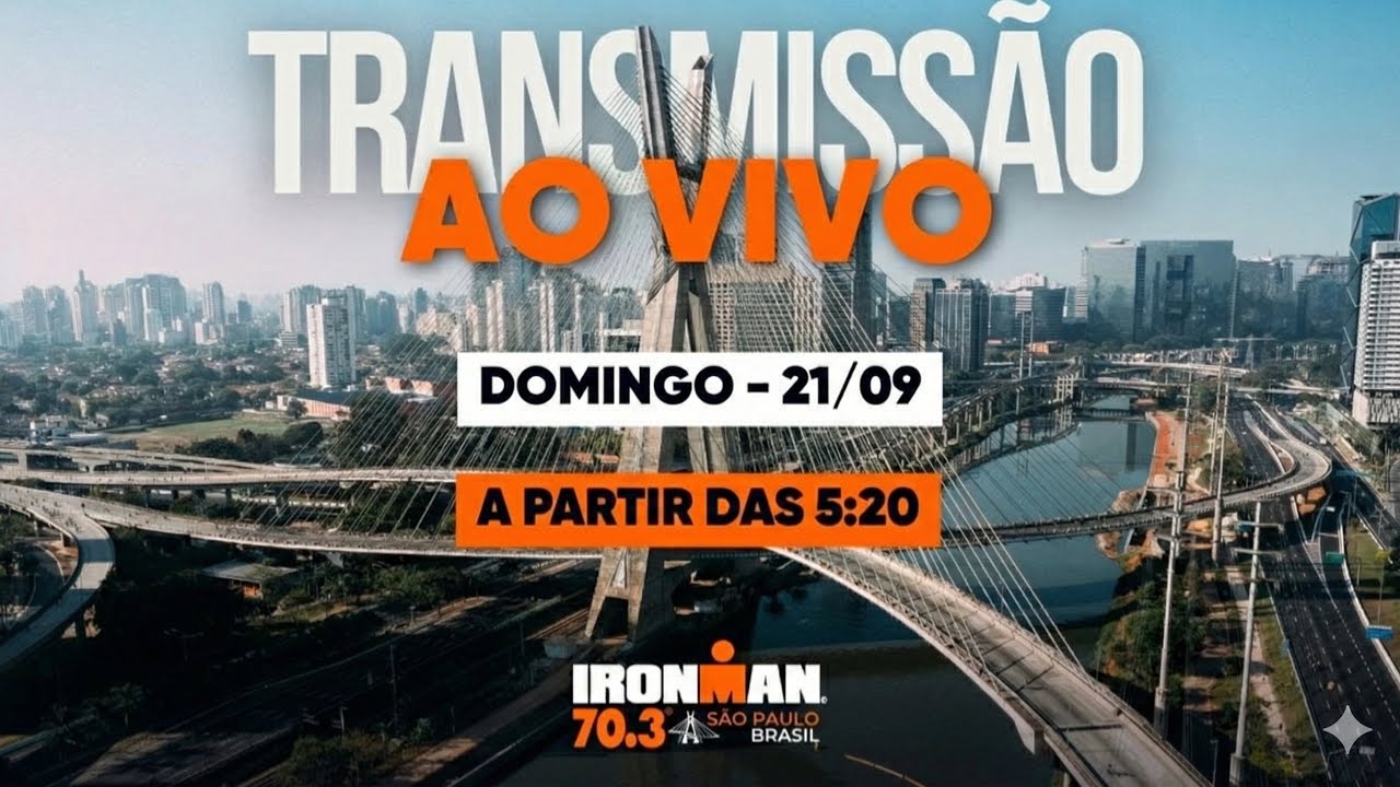 AO VIVO | LIVE - 2025 IRONMAN 70.3 São Paulo (Profissionais)
