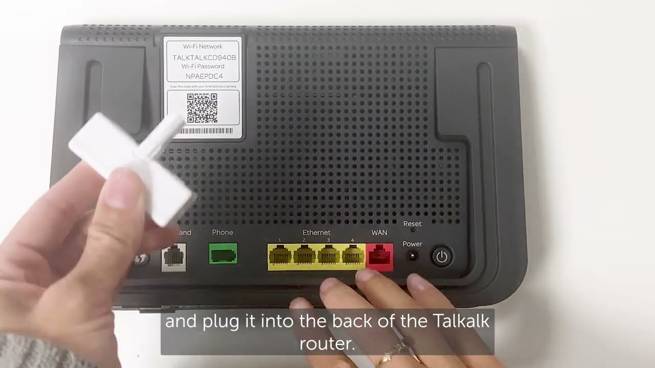 Connecting your Doro Analogue Personal Alarm to your TalkTalk Broadband Hub