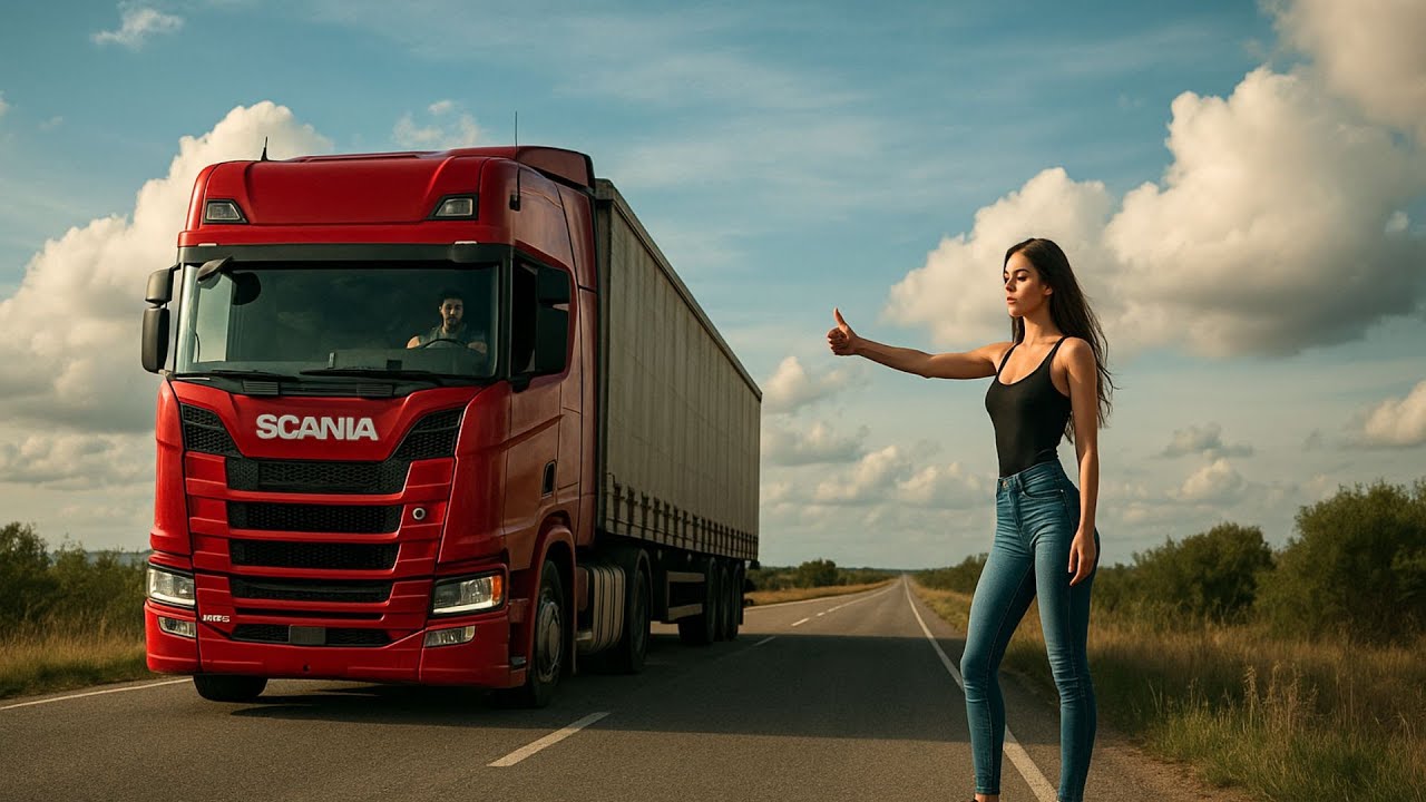 Caminhoneiro solteiro encontra mulher bonita na BR e descobre algo que nunca imaginaria....