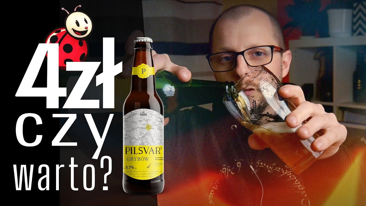Pilsvar Grybów - Jasne Pełne, Biedroniasto-Biedronkowe piwo wystrzałowe!