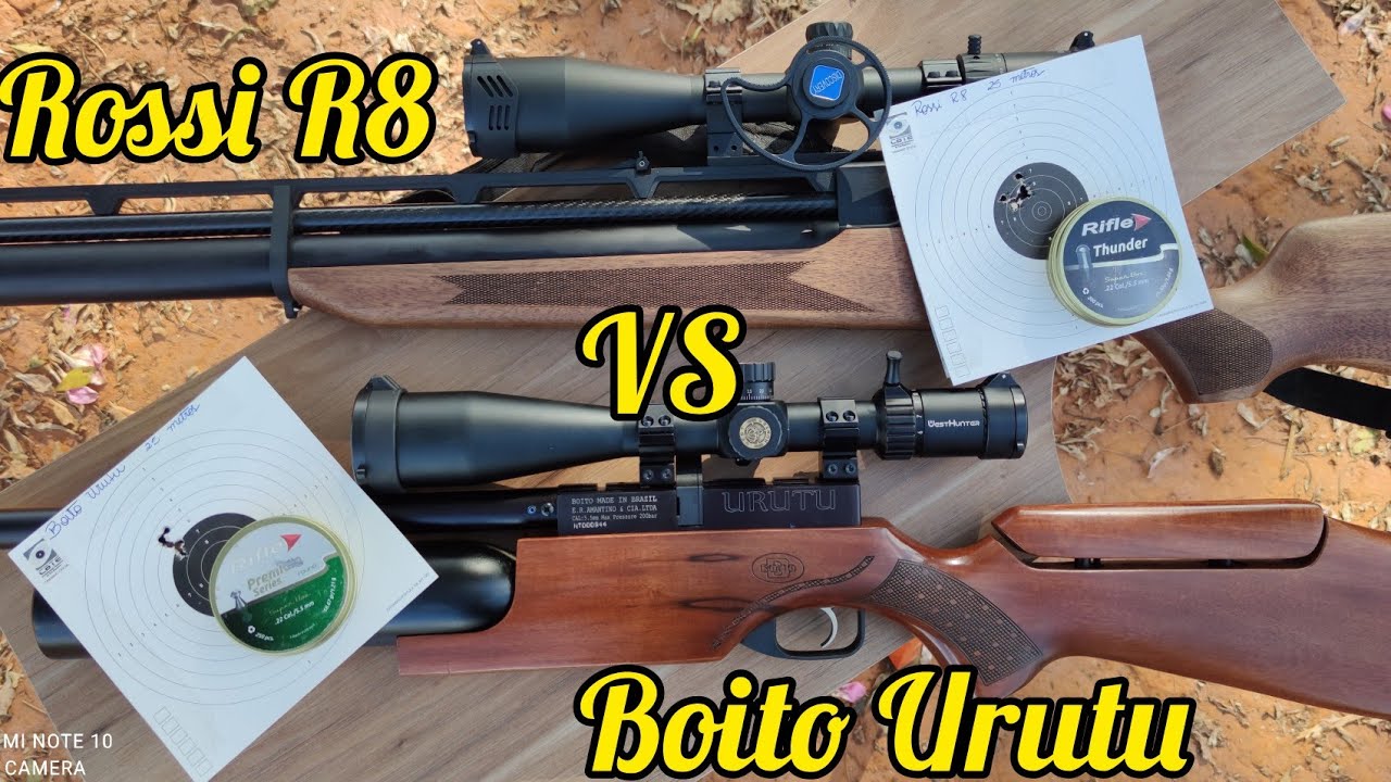 ROSSI R8 VS BOITO URUTU ELAS  REPRESENTAM O SONHO DE CONSUMO DE MUITOS ATIRADORES