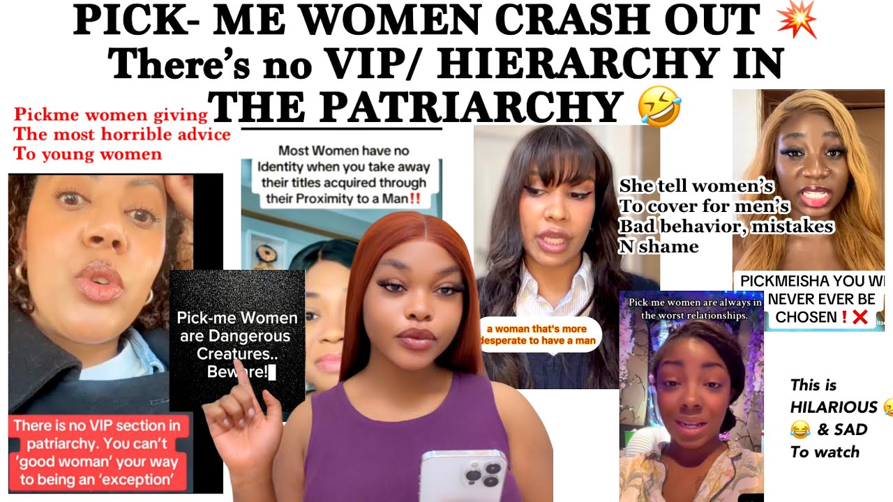 PICK ME WOMEN CRASHOUT, это уморительно 😂 🤣. В патриархии НЕТ ИЕРАРХИИ/VIP-сектора 😏