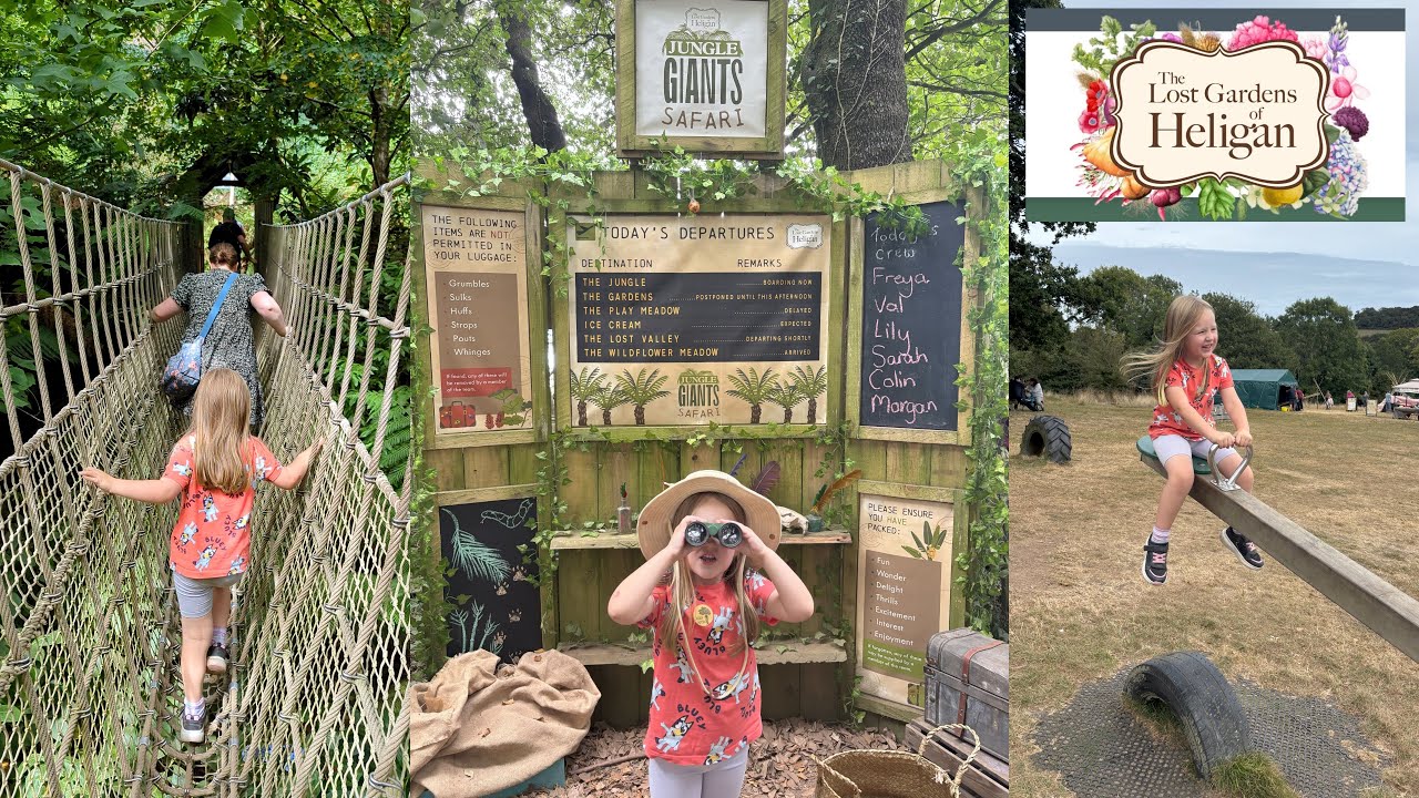 The Lost Gardens of Heligan | Jungle Giants Safari | Trip to the Park | Summer Holidays 2025