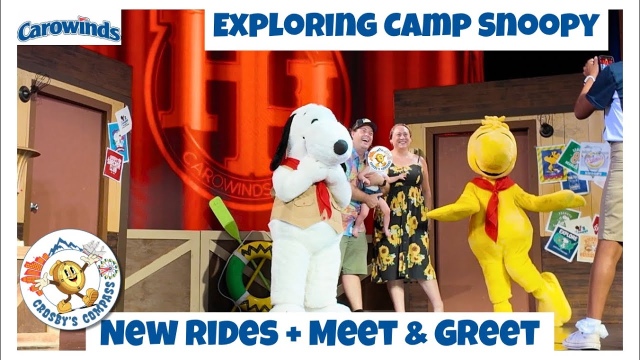Scouting Out Camp Snoopy at Carowinds 🎢 New Rides + Character Meet & Greets!