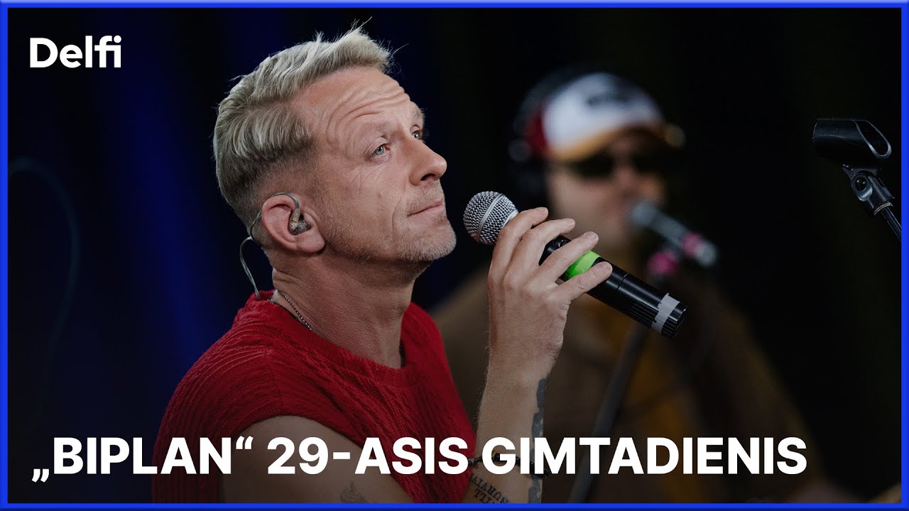 Delfi premjera. 29-asis &bdquo;Biplan&ldquo; gimtadienis: pokalbis su grupės nariais ir mini koncertas gyvai